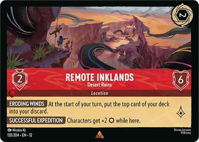 Remote Inklands - Desert Ruins (Wilds Unknown) Near Mint