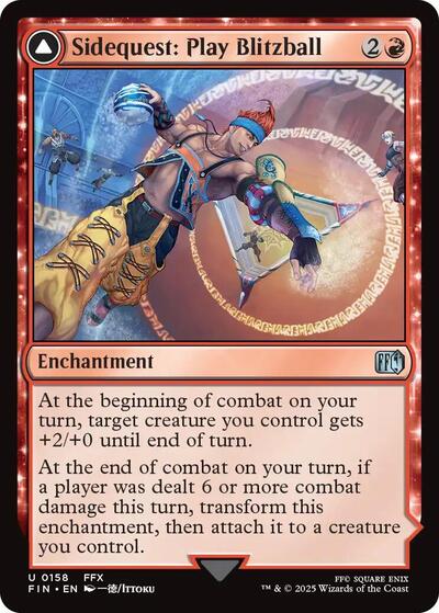 Sidequest: Play Blitzball (Universes Beyond: FINAL FANTASY) Light Play Foil