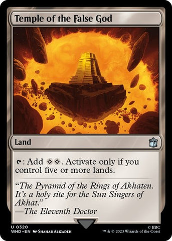 Temple of the False God (Universes Beyond: Doctor Who) Near Mint