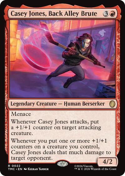Casey Jones, Back Alley Brute (Commander: Teenage Mutant Ninja Turtles) Near Mint