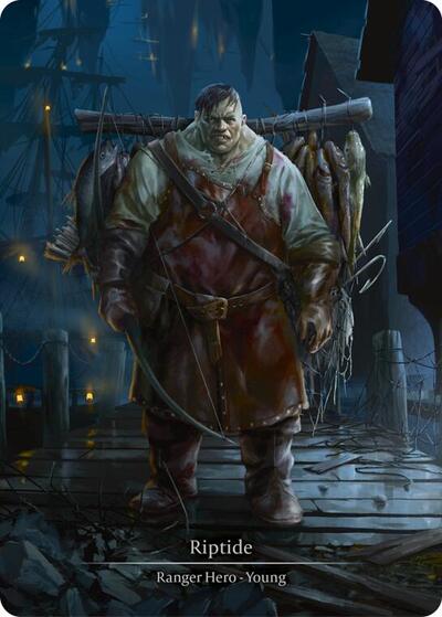 Riptide (Marvel) (Compendium of Rathe) Near Mint Cold Foil