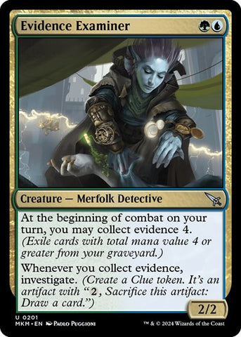 Evidence Examiner (Murders at Karlov Manor) Near Mint Foil