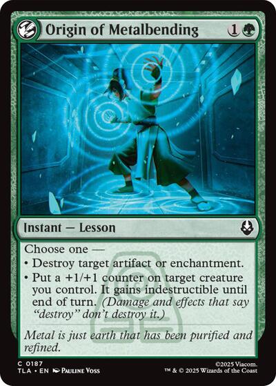 Origin of Metalbending (Avatar: The Last Airbender) Near Mint