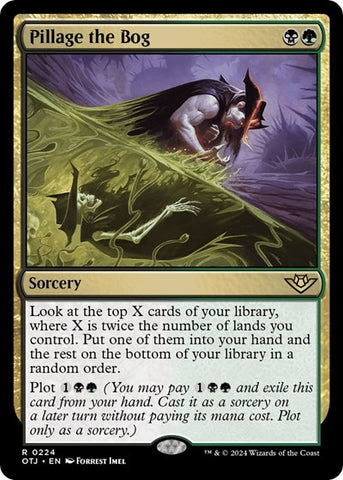 Pillage the Bog (Outlaws of Thunder Junction) Near Mint Foil