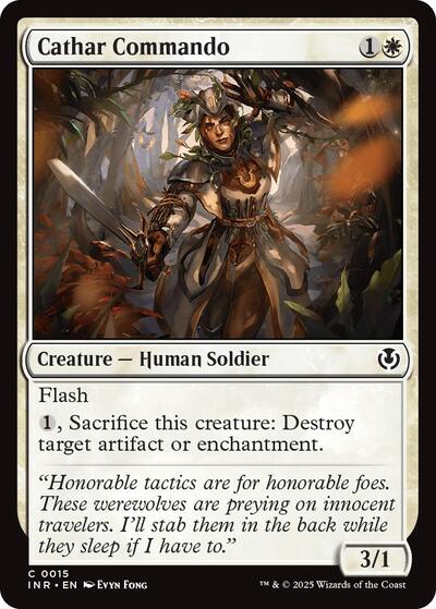 Cathar Commando (Innistrad Remastered) Near Mint Foil