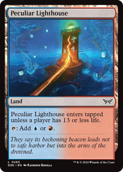 Peculiar Lighthouse (Duskmourn: House of Horror) Near Mint Foil