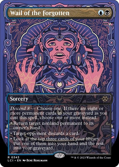 Wail of the Forgotten (Borderless) (The Lost Caverns of Ixalan) Near Mint