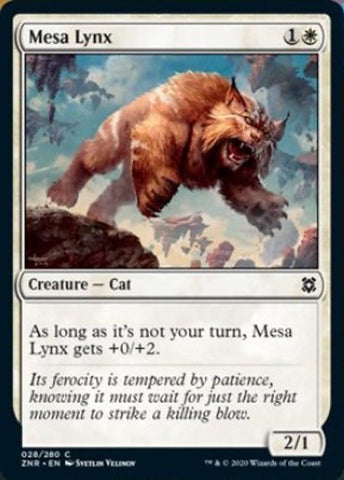 Mesa Lynx (Zendikar Rising) Near Mint Foil