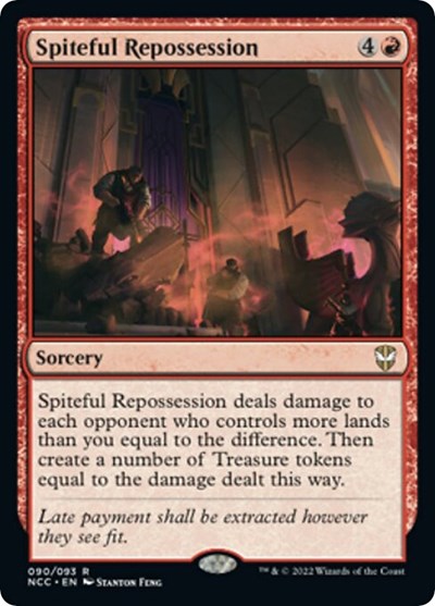 Spiteful Repossession (Commander: Streets of New Capenna) Near Mint Foil