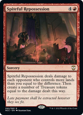 Spiteful Repossession (Commander: Streets of New Capenna) Near Mint Foil