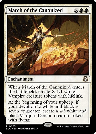March of the Canonized (Commander: The Lost Caverns of Ixalan) Near Mint