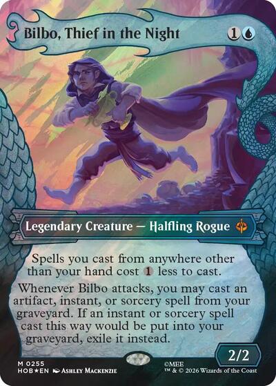 Bilbo, Thief in the Night (Showcase) (Surge Foil) (The Hobbit) Near Mint Foil