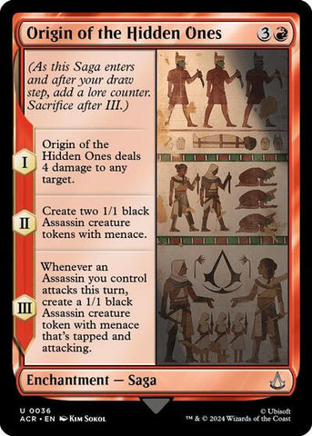 Origin of the Hidden Ones (Universes Beyond: Assassin's Creed) Near Mint Foil