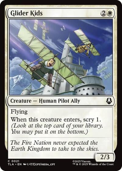 Glider Kids (Avatar: The Last Airbender) Near Mint Foil