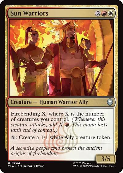 Sun warriors (Avatar: The Last Airbender) Near Mint Foil