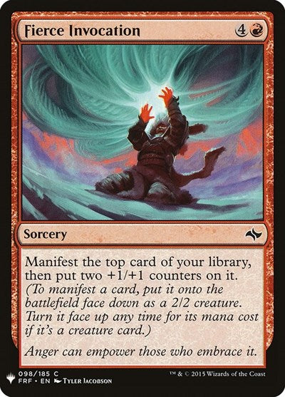 Fierce Invocation (Mystery Booster) Near Mint