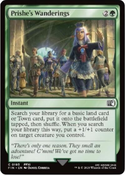 Prishe's Wanderings (Universes Beyond: FINAL FANTASY) Light Play Foil