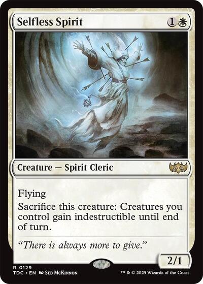 Selfless Spirit (Commander: Tarkir: Dragonstorm) Near Mint