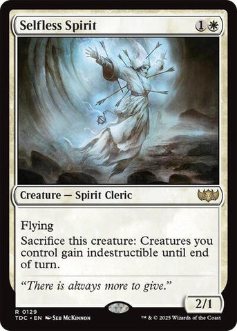 Selfless Spirit (Commander: Tarkir: Dragonstorm) Near Mint