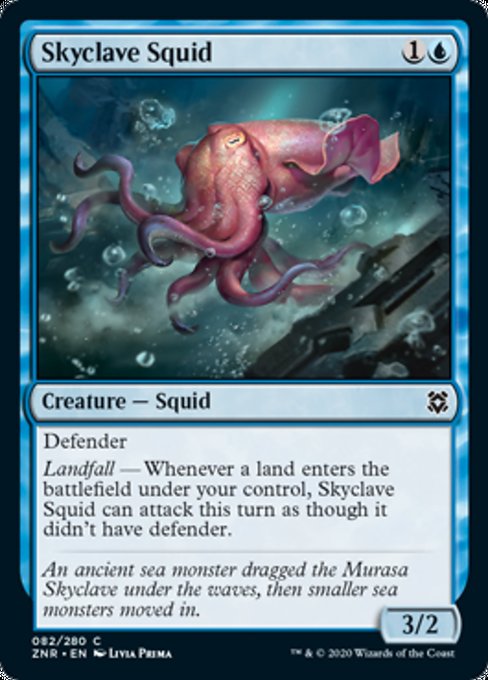 Skyclave Squid (Zendikar Rising) Near Mint Foil