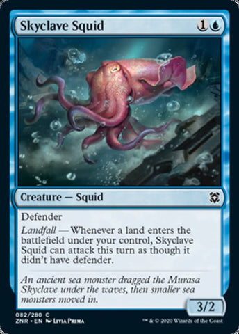 Skyclave Squid (Zendikar Rising) Near Mint Foil