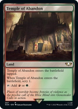 Temple of Abandon (Universes Beyond: Warhammer 40K) Near Mint