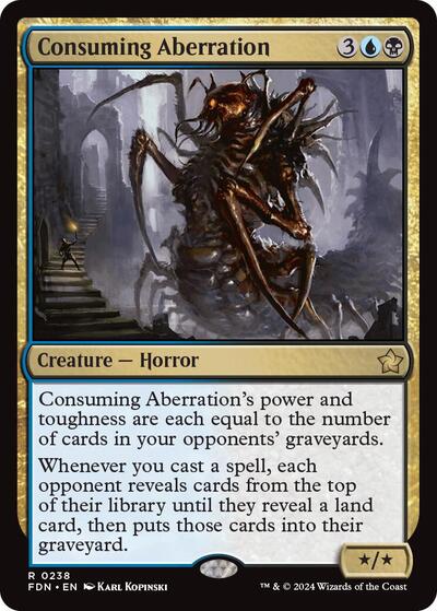 Consuming Aberration (Foundations) Light Play Foil