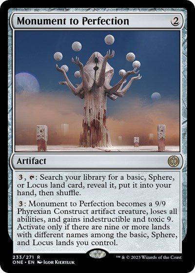 Monument to Perfection (Phyrexia: All Will Be One) Near Mint