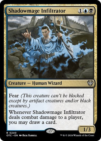 Shadowmage Infiltrator (Commander: Outlaws of Thunder Junction) Near Mint