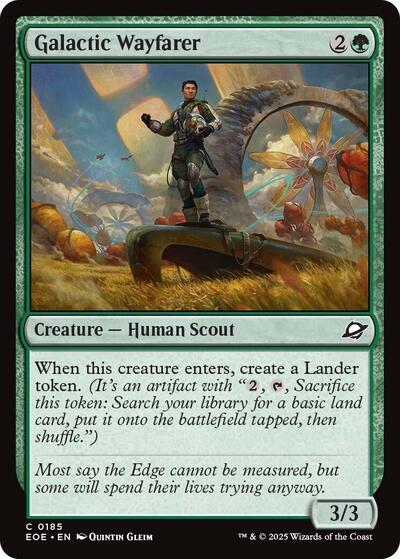 Galactic Wayfarer (Edge of Eternities) Near Mint Foil