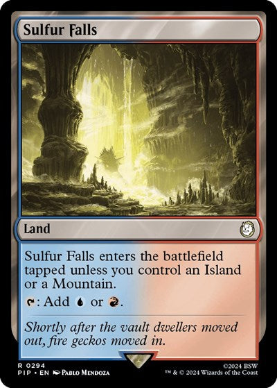 Sulfur Falls (Universes Beyond: Fallout) Near Mint Foil