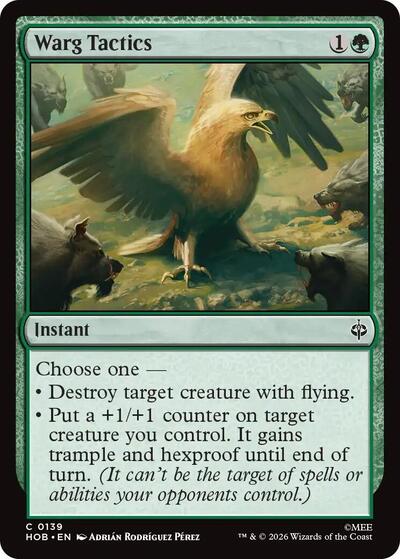 Warg Tactics (The Hobbit) Near Mint