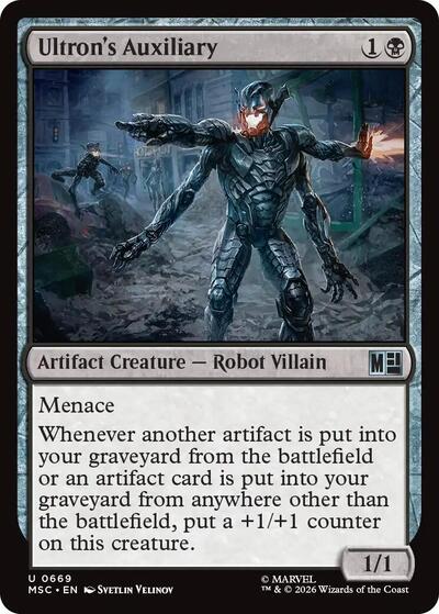 Ultron's Auxiliary (Commander: Marvel Super Heroes) Near Mint Foil