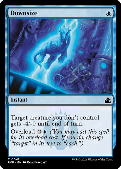 Downsize (Ravnica Remastered) Near Mint Foil