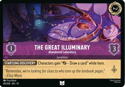 The Great Illuminary - Abandoned Laboratory (Whispers in the Well) Near Mint Cold Foil