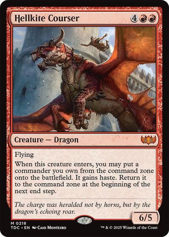 Hellkite Courser (Commander: Tarkir: Dragonstorm) Near Mint
