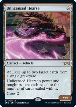 Unlicensed Hearse (Streets of New Capenna) Near Mint Foil