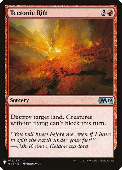 Tectonic Rift (Mystery Booster) Near Mint