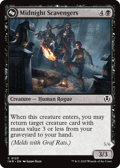 Midnight Scavengers (Innistrad Remastered) Near Mint Foil