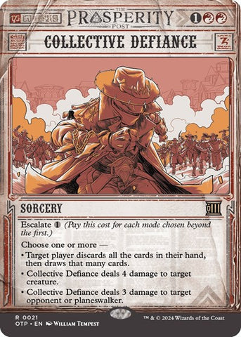 Collective Defiance (Outlaws of Thunder Junction: Breaking News) Near Mint