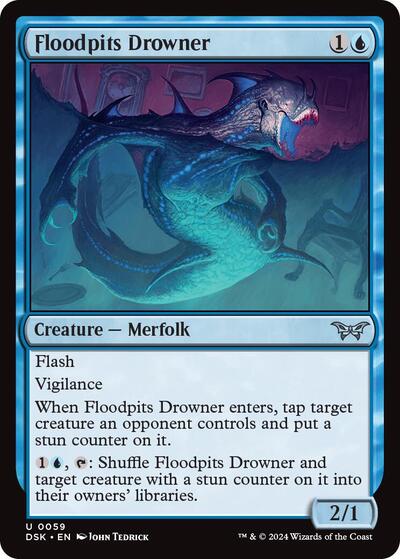 Floodpits Drowner (Duskmourn: House of Horror) Near Mint