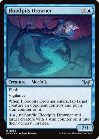 Floodpits Drowner (Duskmourn: House of Horror) Near Mint
