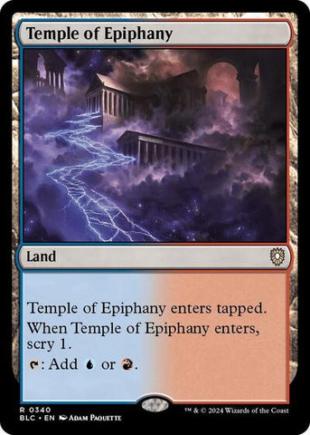 Temple of Epiphany (Commander: Bloomburrow) Near Mint