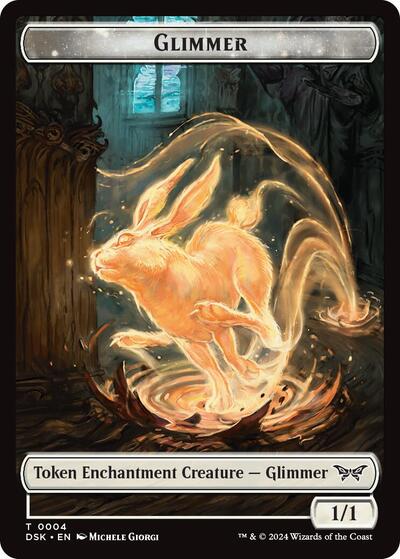 Glimmer Token (Duskmourn: House of Horror) Near Mint
