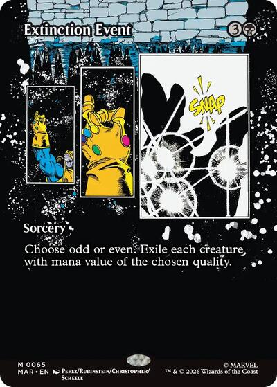 Extinction Event (Borderless) (Marvel Eternal-Legal) Near Mint Foil