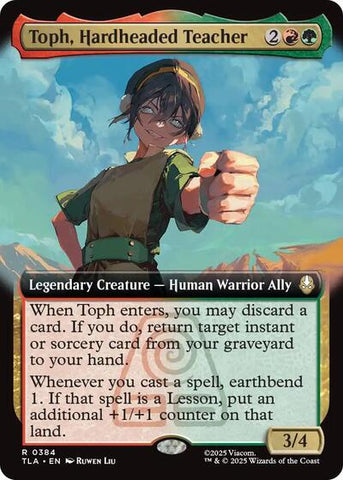 Toph, Hardheaded Teacher (Extended Art) (Avatar: The Last Airbender) Near Mint Foil