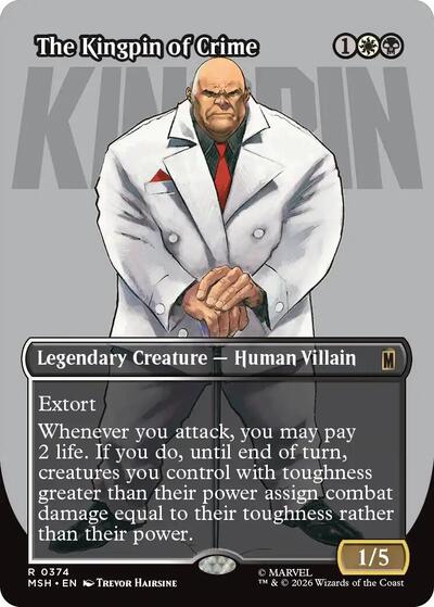 The Kingpin of Crime (Borderless) (0374) (Marvel Super Heroes) Near Mint