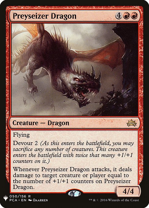 Preyseizer Dragon (Mystery Booster) Near Mint