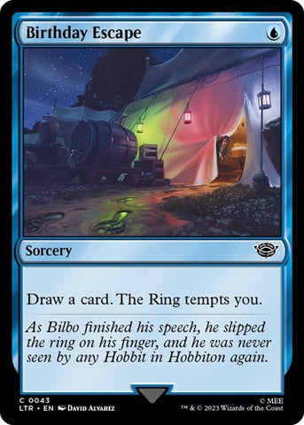 Birthday Escape (Universes Beyond: The Lord of the Rings: Tales of Middle-earth) Near Mint