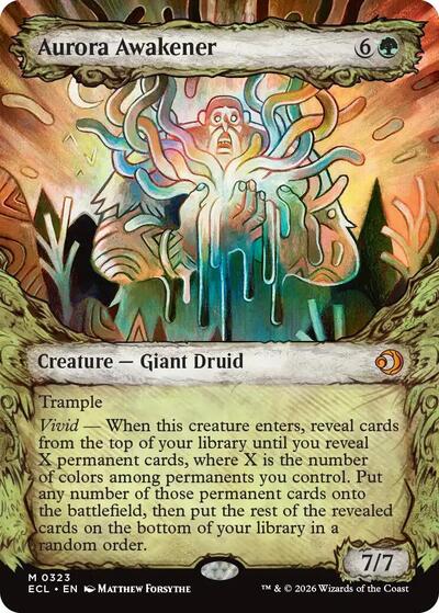 Aurora Awakener (Showcase) (Lorwyn Eclipsed) Near Mint